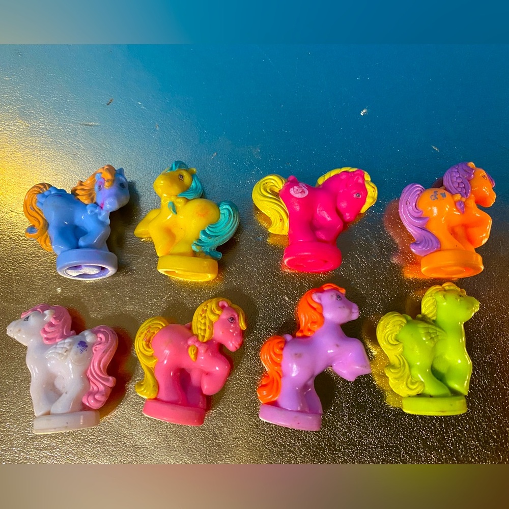 MY LITTLE PONY G1 VTG 80’s-90’s PETITE PONIES & PRETTY PONY PARADE PONIES (8)